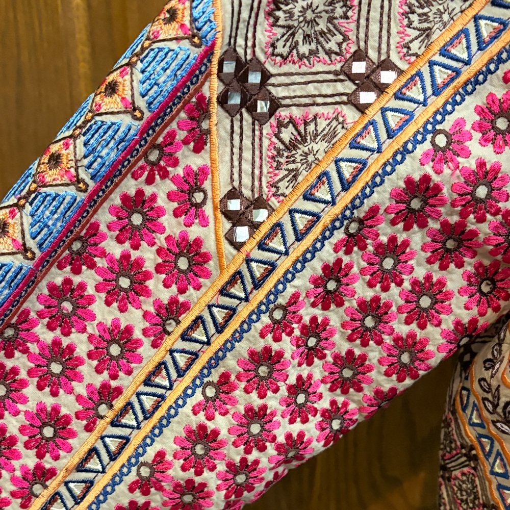 Soft Surroundings Colorful Patterned Statement Ja… - image 5